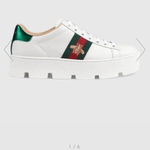 Gucci Ace platform sneaker size 39